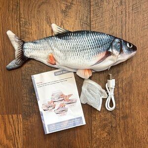 🍾 4 for $20 🍾 🆕 Potaroma Cat Toy Flopping Fish, Moving Kitten Kicker Floppy Fish